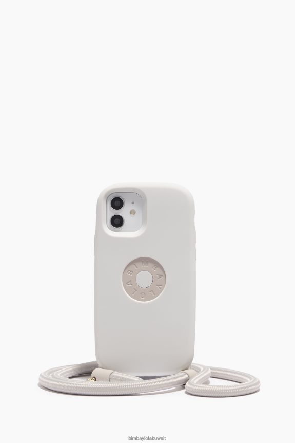 كو Bimba Y Lola حافظة شعار ايفون 12 برو رمادي داكن 24BTV4917 مُكَمِّلات