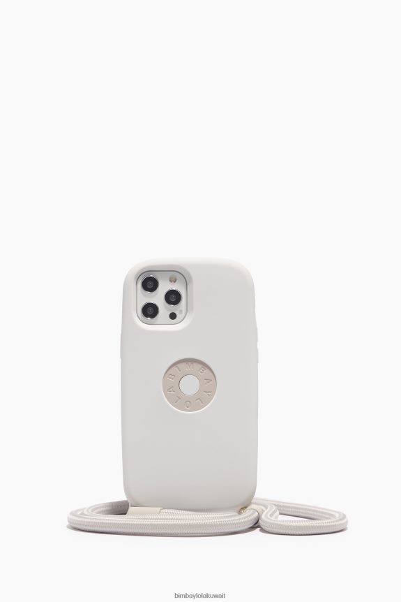 كو Bimba Y Lola كفر ايفون 12 برو ماكس بشعار رمادي داكن 24BTV4919 مُكَمِّلات