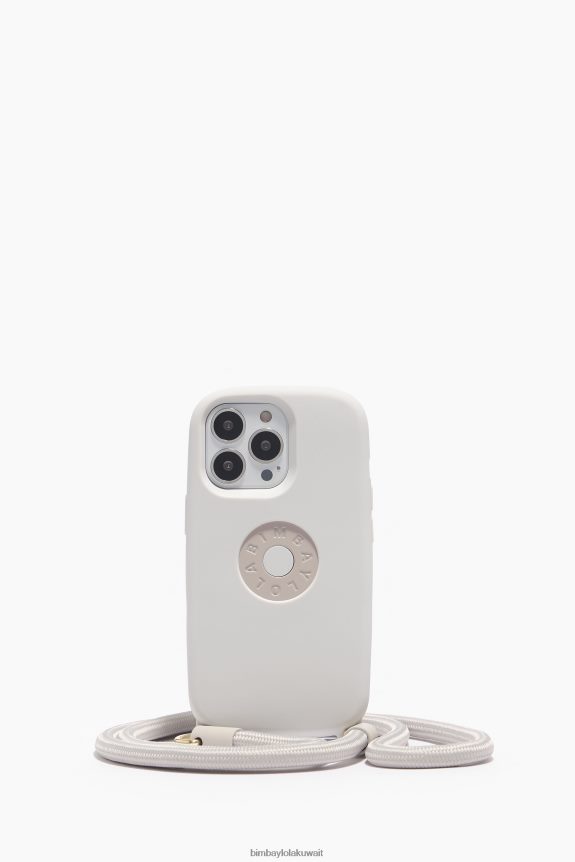 كو Bimba Y Lola حافظة شعار ايفون 13 برو رمادي داكن 24BTV4927 مُكَمِّلات