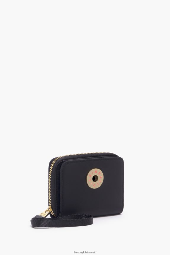 كو Bimba Y Lola محفظة نايلون رفرف أسود 24BTV41029 مُكَمِّلات