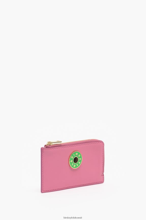 كو Bimba Y Lola محفظة نقود معدنية مستطيلة من الجلد لون القرنفل 24BTV41034 مُكَمِّلات