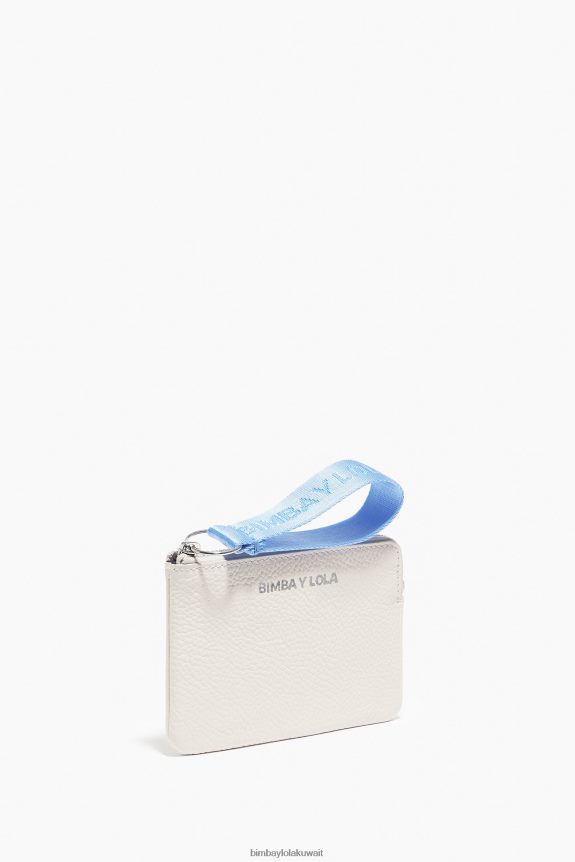 كو Bimba Y Lola محفظة جلدية منحنية للعملة المعدنية أبيض 24BTV41048 مُكَمِّلات