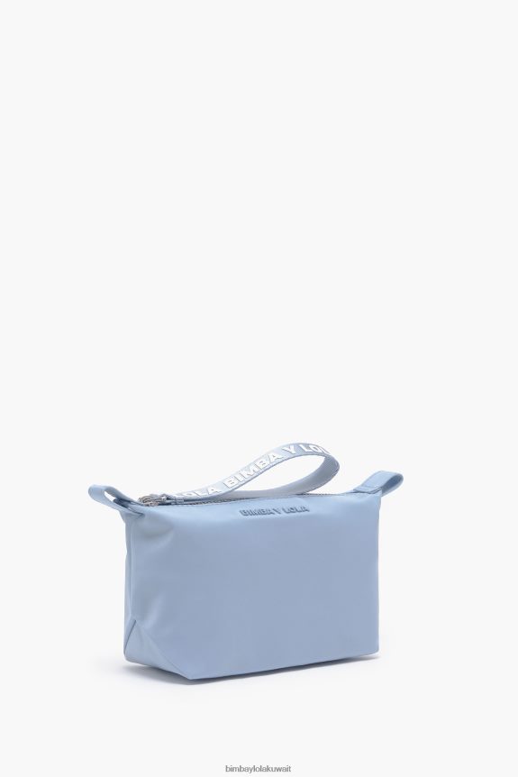 كو Bimba Y Lola علبة مكياج شبه منحرف من النايلون أزرق 24BTV41092 مُكَمِّلات