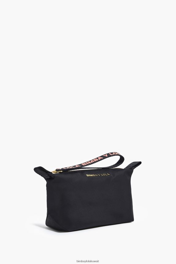 كو Bimba Y Lola علبة مكياج شبه منحرف من النايلون أسود 24BTV41102 مُكَمِّلات