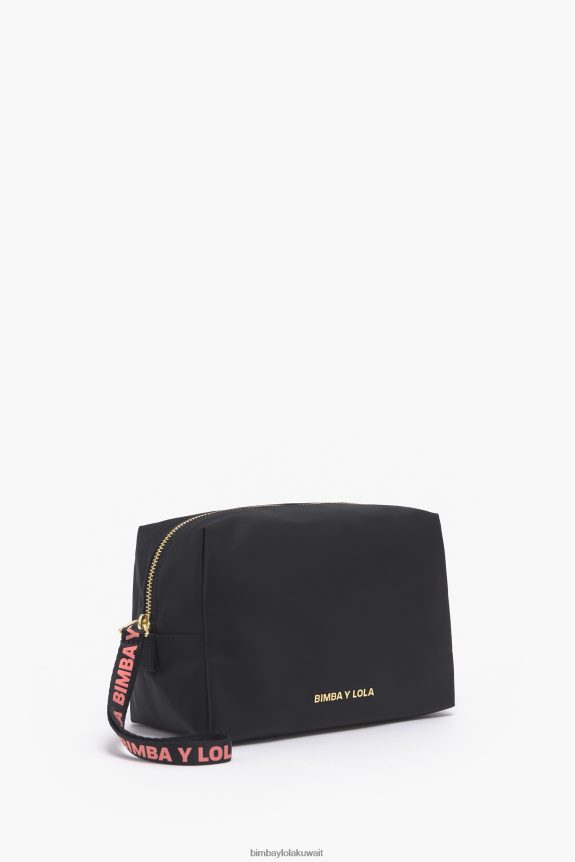 كو Bimba Y Lola علبة مكياج مستطيلة من النايلون أسود 24BTV41105 مُكَمِّلات