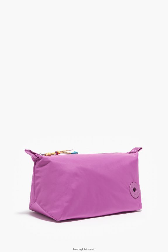 كو Bimba Y Lola علبة مكياج شبه منحرف من النايلون لون القرنفل 24BTV41106 مُكَمِّلات