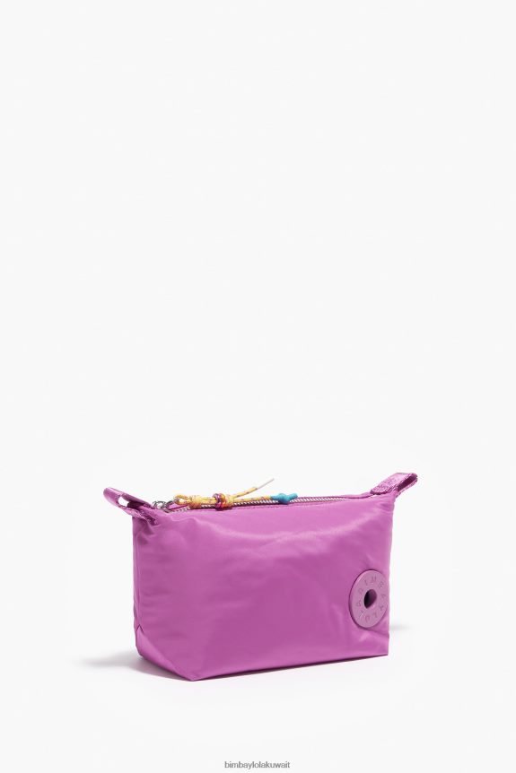 كو Bimba Y Lola علبة مكياج شبه منحرف من النايلون لون القرنفل 24BTV41111 مُكَمِّلات