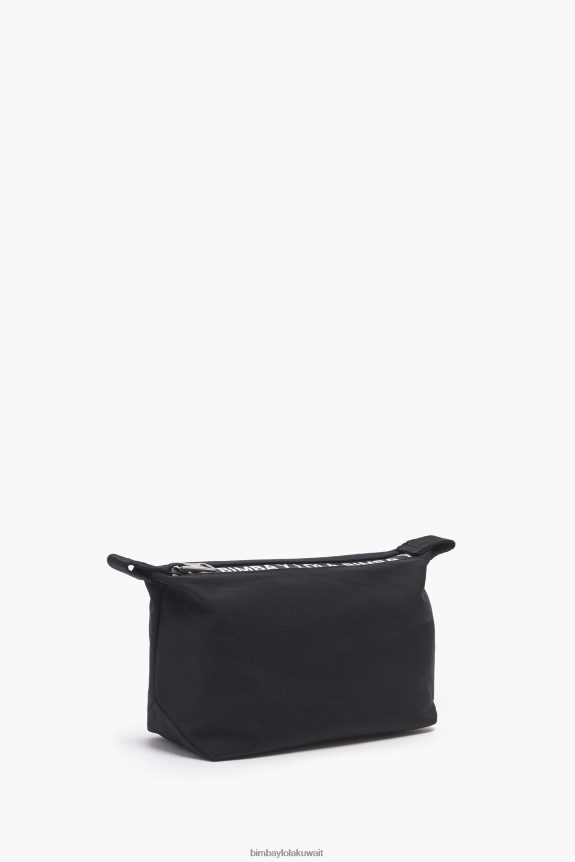 كو Bimba Y Lola علبة مكياج شبه منحرف من النايلون أسود 24BTV41113 مُكَمِّلات