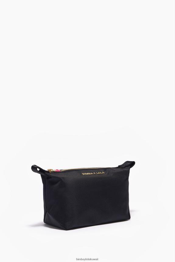 كو Bimba Y Lola علبة مكياج شبه منحرف من النايلون أسود 24BTV41115 مُكَمِّلات