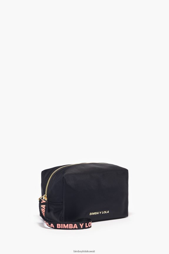 كو Bimba Y Lola علبة مكياج مستطيلة من النايلون أسود 24BTV41117 مُكَمِّلات
