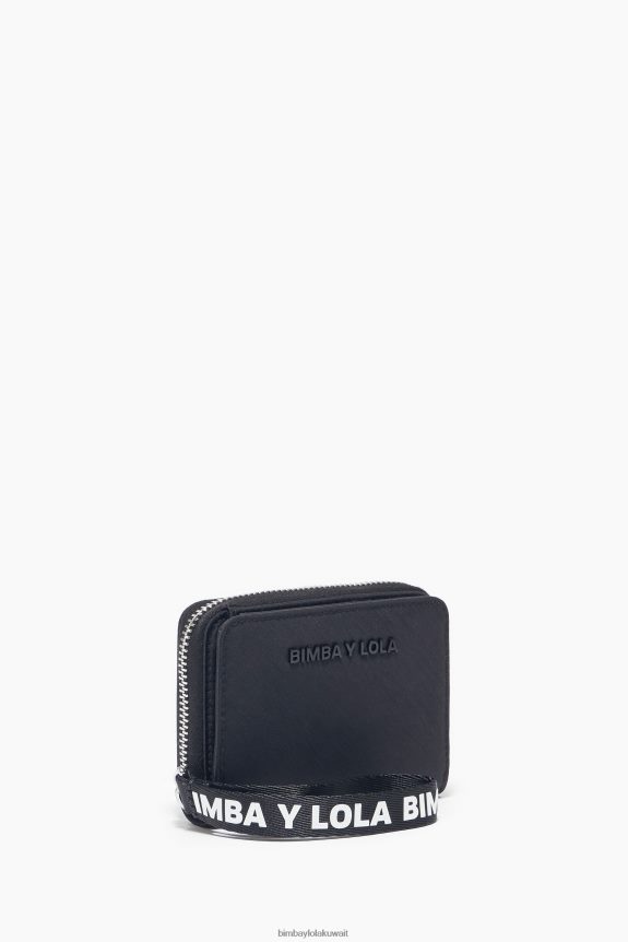 كو Bimba Y Lola محفظة نايلون رفرف أسود 24BTV41132 مُكَمِّلات
