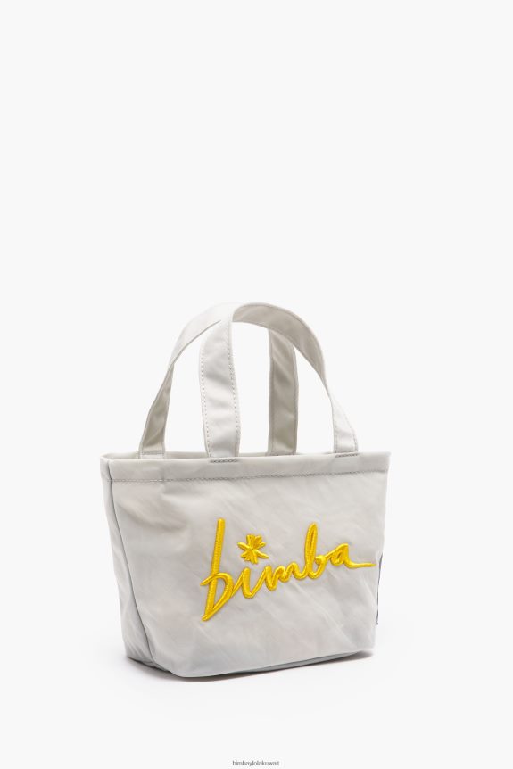 كو Bimba Y Lola حقيبة صغيرة من النايلون شبه المنحرف الجليد الرمادي 24BTV4158 مُكَمِّلات