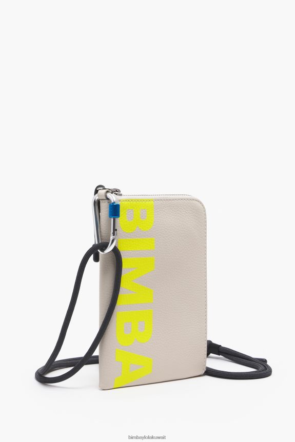 كو Bimba Y Lola حقيبة جلدية صغيرة مستطيلة أوف وايت 24BTV4163 مُكَمِّلات