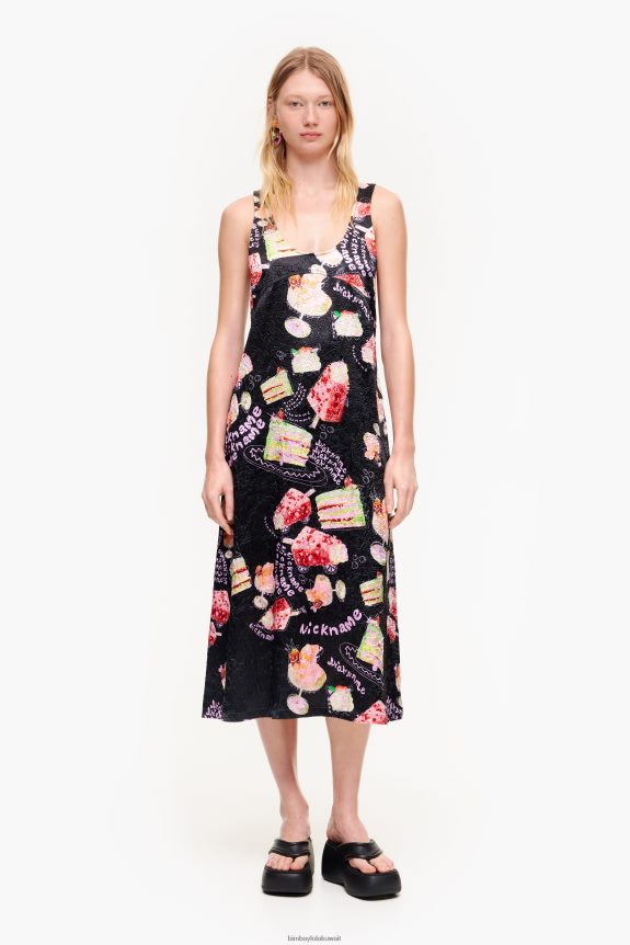 كو Bimba Y Lola فستان بطبعة منقوشة صورة لقب 24BTV4200 ملابس