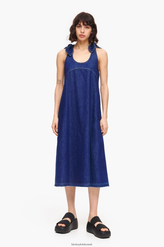 كو Bimba Y Lola فستان جينز غامق أزرق 24BTV4202 ملابس