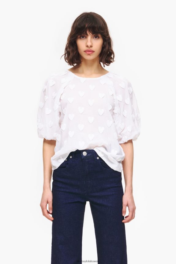 كو Bimba Y Lola تي شيرت قماش مزدوج أبيض 24BTV4285 ملابس