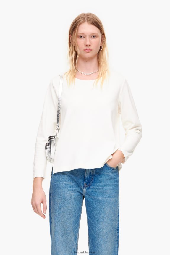 كو Bimba Y Lola تي شيرت متماسك أبيض 24BTV4300 ملابس