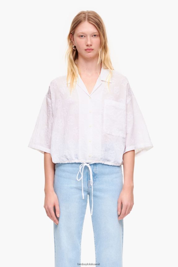 كو Bimba Y Lola بلوزة قصيرة من الجاكار زهري 24BTV4324 ملابس