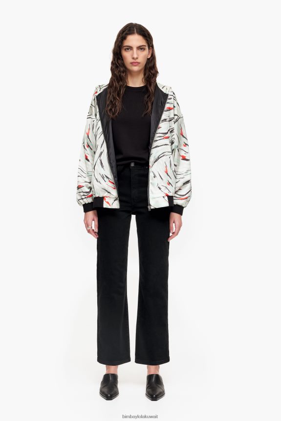 كو Bimba Y Lola جاكيت بومبر سائل بطبعة أجنحة الفراشة نعناع 24BTV4490 ملابس