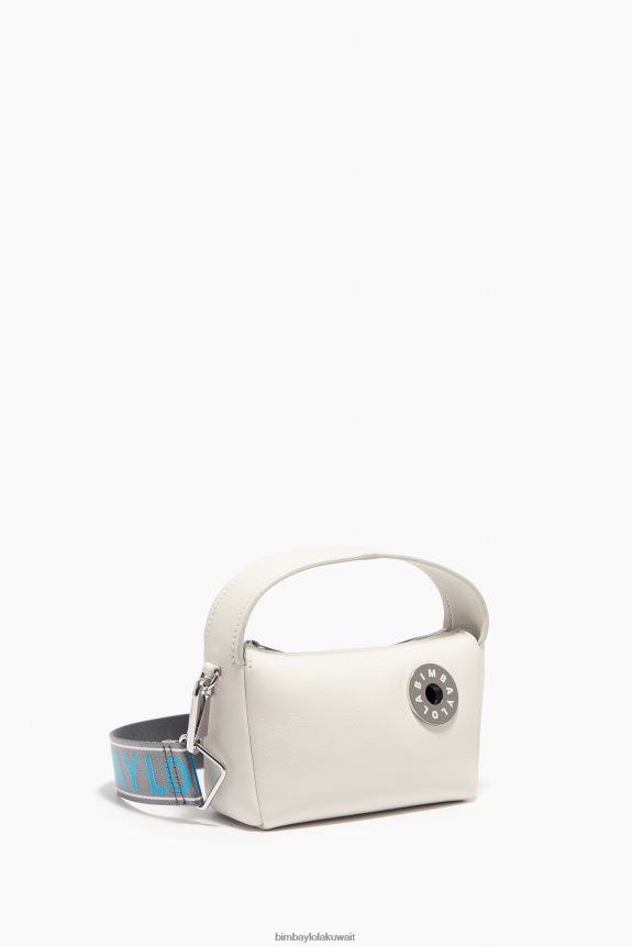 كو Bimba Y Lola حقيبة جلد المتشرد أبيض 24BTV453 مُكَمِّلات