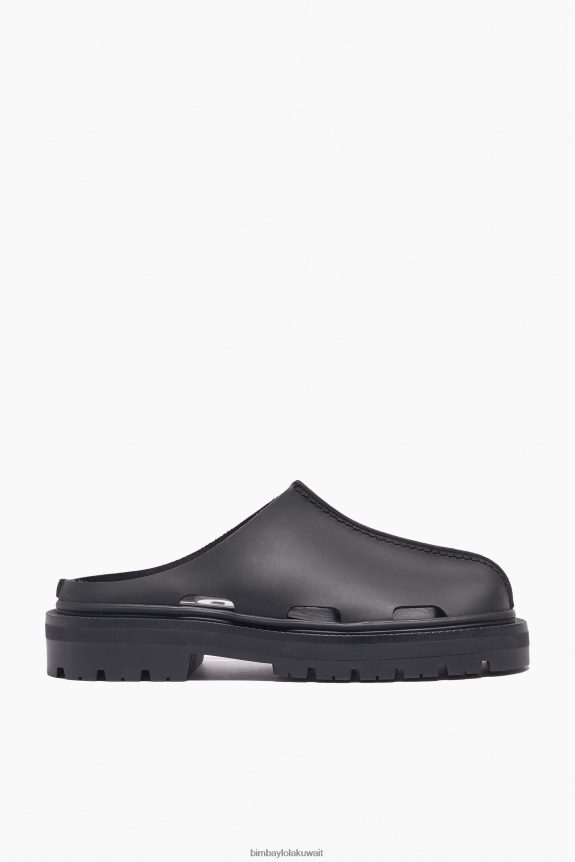 كو Bimba Y Lola سدادة تأثير المطاط أسود 24BTV4598 القدم