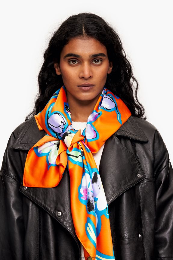 كو Bimba Y Lola وشاح زهري البرتقالي 24BTV4602 مُكَمِّلات