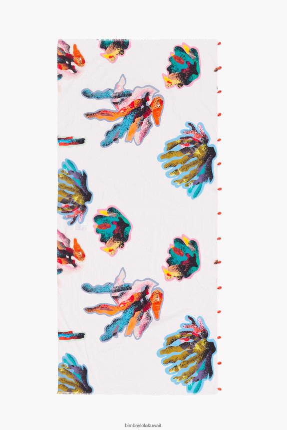 كو Bimba Y Lola عباءة قطن قصيرة المرجان 24BTV4611 مُكَمِّلات