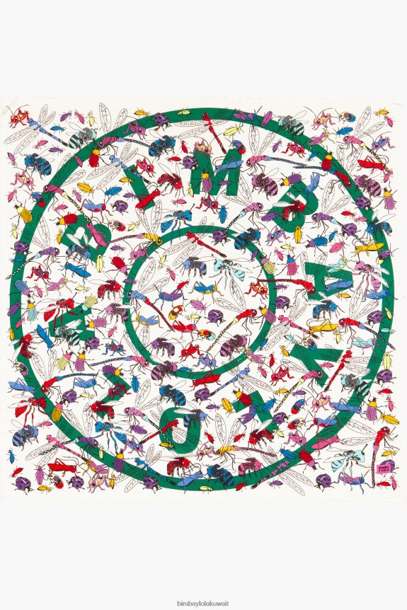 كو Bimba Y Lola الحشرات وشال الشعار أوف وايت 24BTV4641 مُكَمِّلات