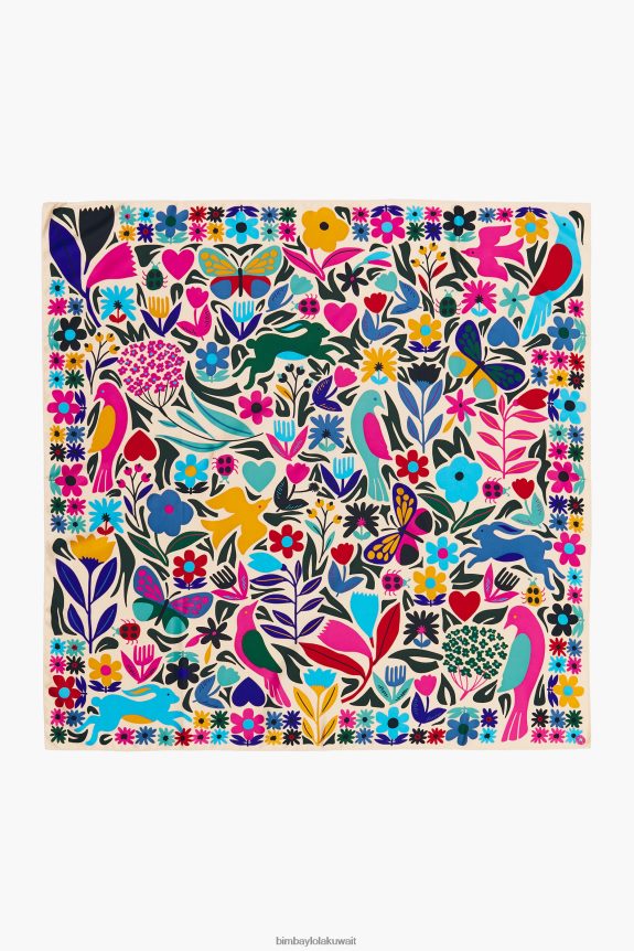 كو Bimba Y Lola وشاح الزهور الحيوانية كريم 24BTV4648 مُكَمِّلات