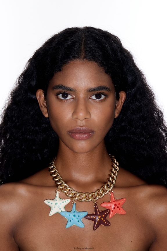 كو Bimba Y Lola قلادة الراتنج المرجان 24BTV4702 مُكَمِّلات