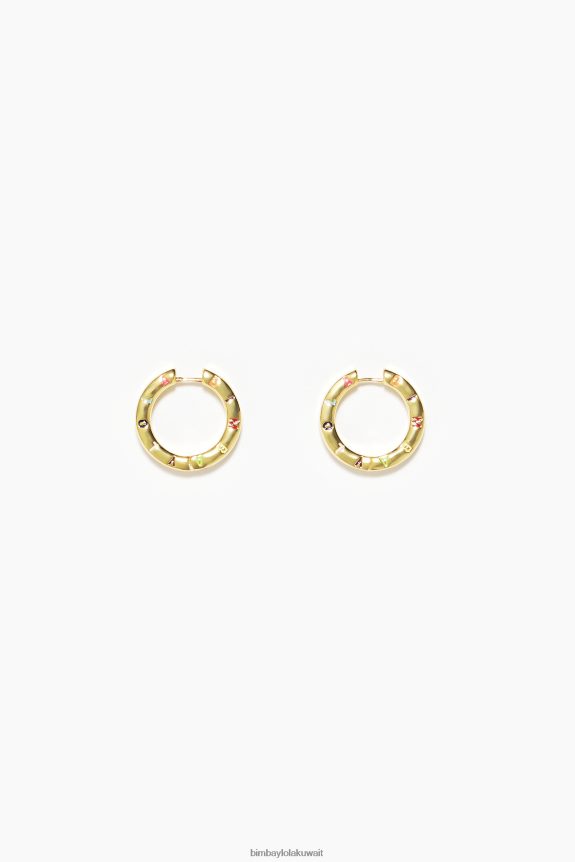 كو Bimba Y Lola أقراط أذن ذهبي ومتعدد الألوان 24BTV4716 مُكَمِّلات