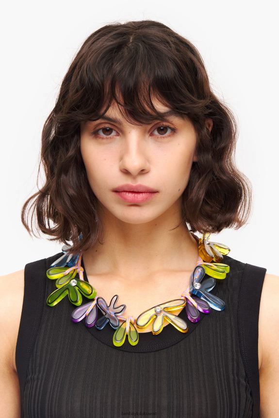 كو Bimba Y Lola قلادة الزهور الحبل متعدد الألوان 24BTV4741 مُكَمِّلات