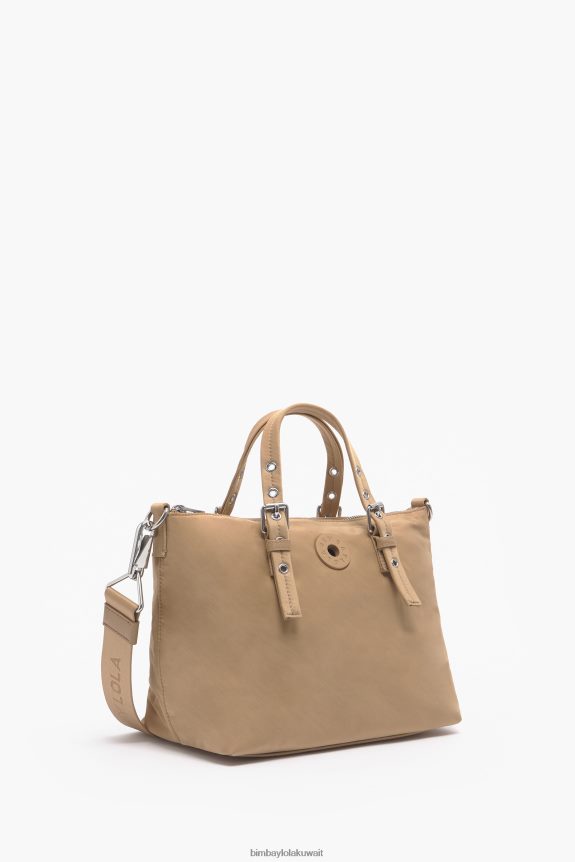 كو Bimba Y Lola حقيبة حمل من النايلون تان 24BTV481 مُكَمِّلات