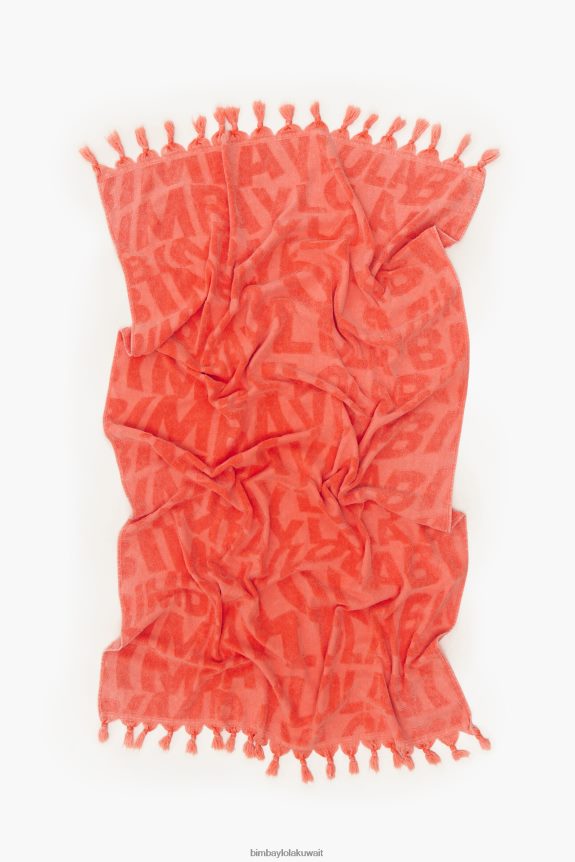 كو Bimba Y Lola منشفة بشعار الجاكار البرتقالي 24BTV4877 مُكَمِّلات