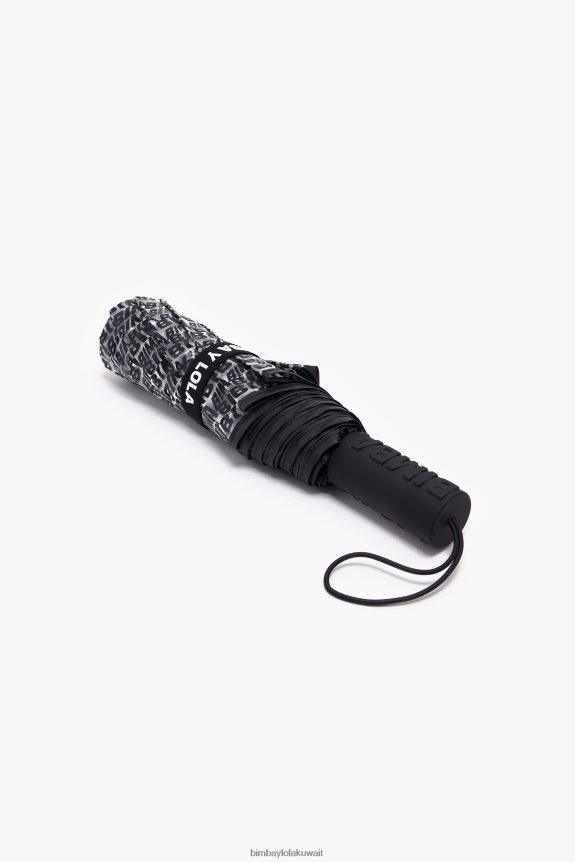 كو Bimba Y Lola مظلة فينيل بشعار الماركة أسود 24BTV4960 مُكَمِّلات