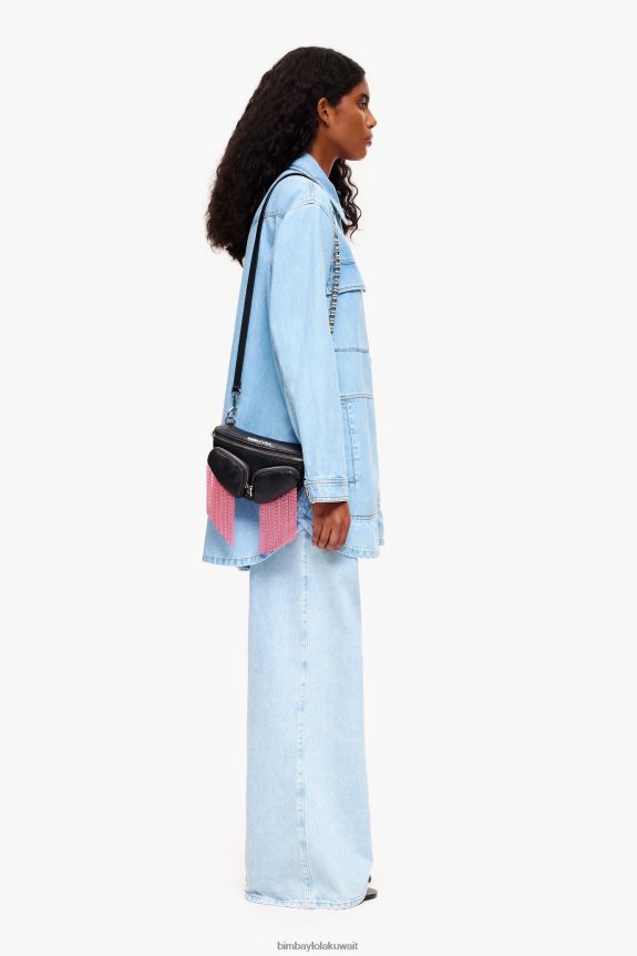 كو Bimba Y Lola جلد الجيب bumbag أسود 24BTV4170 مُكَمِّلات