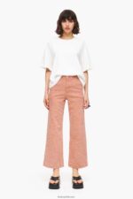 ⁦كو Bimba Y Lola culotte - بنطلون جينز بخصر مرتفع بطبعة نمر مشمش 24BTV4522 ملابس⁩ - الصورة ⁦2⁩