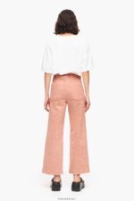 ⁦كو Bimba Y Lola culotte - بنطلون جينز بخصر مرتفع بطبعة نمر مشمش 24BTV4440 ملابس⁩ - الصورة ⁦3⁩