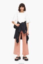 ⁦كو Bimba Y Lola culotte - بنطلون جينز بخصر مرتفع بطبعة نمر مشمش 24BTV4522 ملابس⁩ - الصورة ⁦7⁩