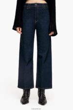 ⁦كو Bimba Y Lola culotte - جينز عالي الارتفاع أزرق غامق 24BTV4524 ملابس⁩ - الصورة ⁦5⁩