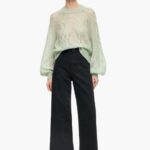 كو Bimba Y Lola culotte - جينز عالي الارتفاع أسود 24BTV4441 ملابس