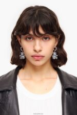 ⁦كو Bimba Y Lola أقراط دب راتينج طويلة فضة 24BTV4797 مُكَمِّلات⁩ - الصورة ⁦2⁩