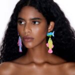 كو Bimba Y Lola أقراط سمك الرافية متعدد الألوان 24BTV4697 مُكَمِّلات