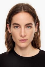 ⁦كو Bimba Y Lola أقراط طارة صغيرة لون القرنفل 24BTV4812 مُكَمِّلات⁩ - الصورة ⁦2⁩