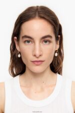 ⁦كو Bimba Y Lola أقراط لؤلؤة صغيرة متعدد الألوان 24BTV4782 مُكَمِّلات⁩ - الصورة ⁦2⁩