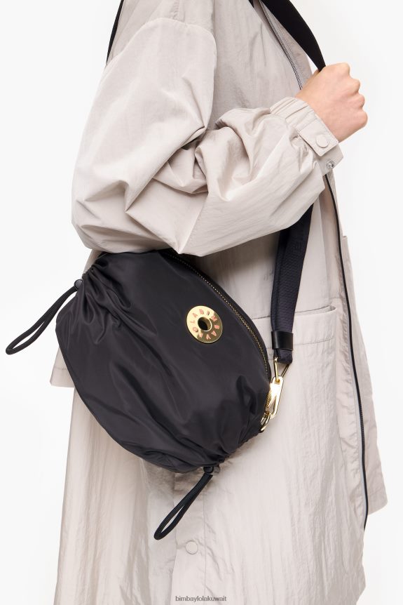 ⁦كو Bimba Y Lola تجمع النايلون حقيبة crossbody أسود 24BTV490 مُكَمِّلات⁩ - الصورة ⁦2⁩