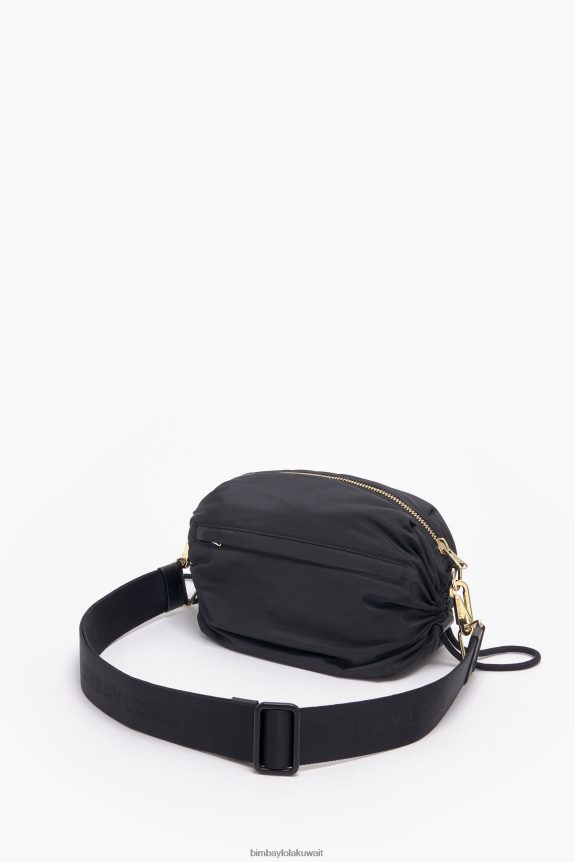 ⁦كو Bimba Y Lola تجمع النايلون حقيبة crossbody أسود 24BTV490 مُكَمِّلات⁩ - الصورة ⁦6⁩