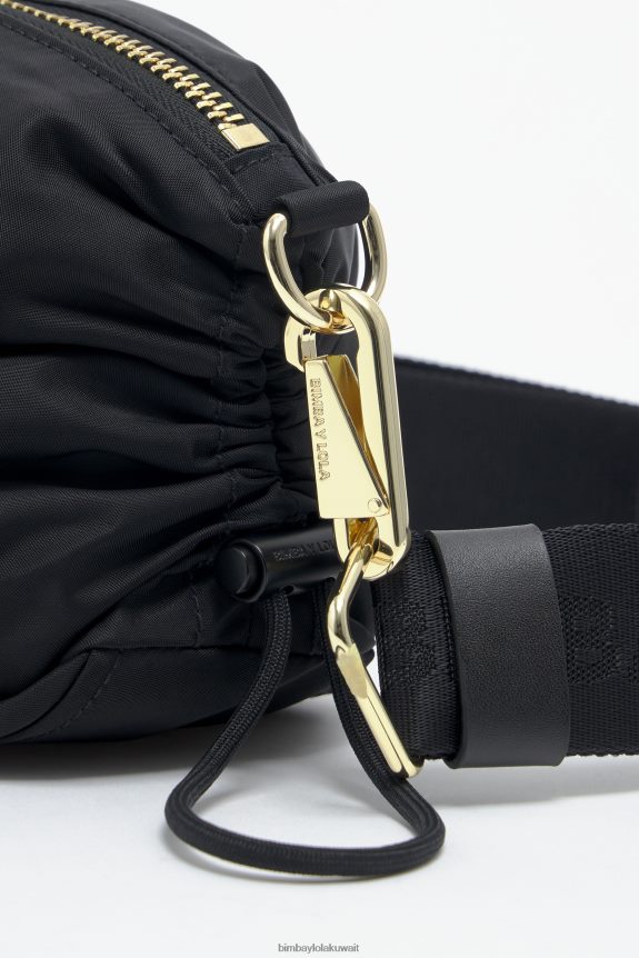 ⁦كو Bimba Y Lola تجمع النايلون حقيبة crossbody أسود 24BTV492 مُكَمِّلات⁩ - الصورة ⁦5⁩