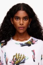 ⁦كو Bimba Y Lola تي شيرت بطبعة المرجان عاج 24BTV4265 ملابس⁩ - الصورة ⁦3⁩