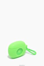 ⁦كو Bimba Y Lola حافظة airpods من السيليكون بشعار الماركة أخضر 24BTV4935 مُكَمِّلات⁩ - الصورة ⁦2⁩